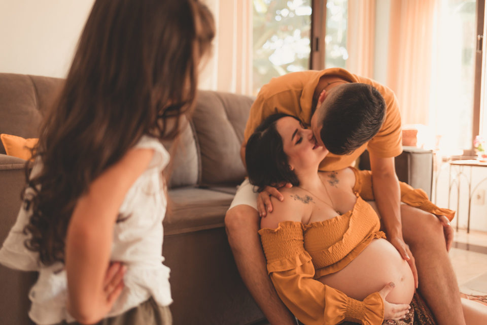 Vic, Caetano, Lua e Lily